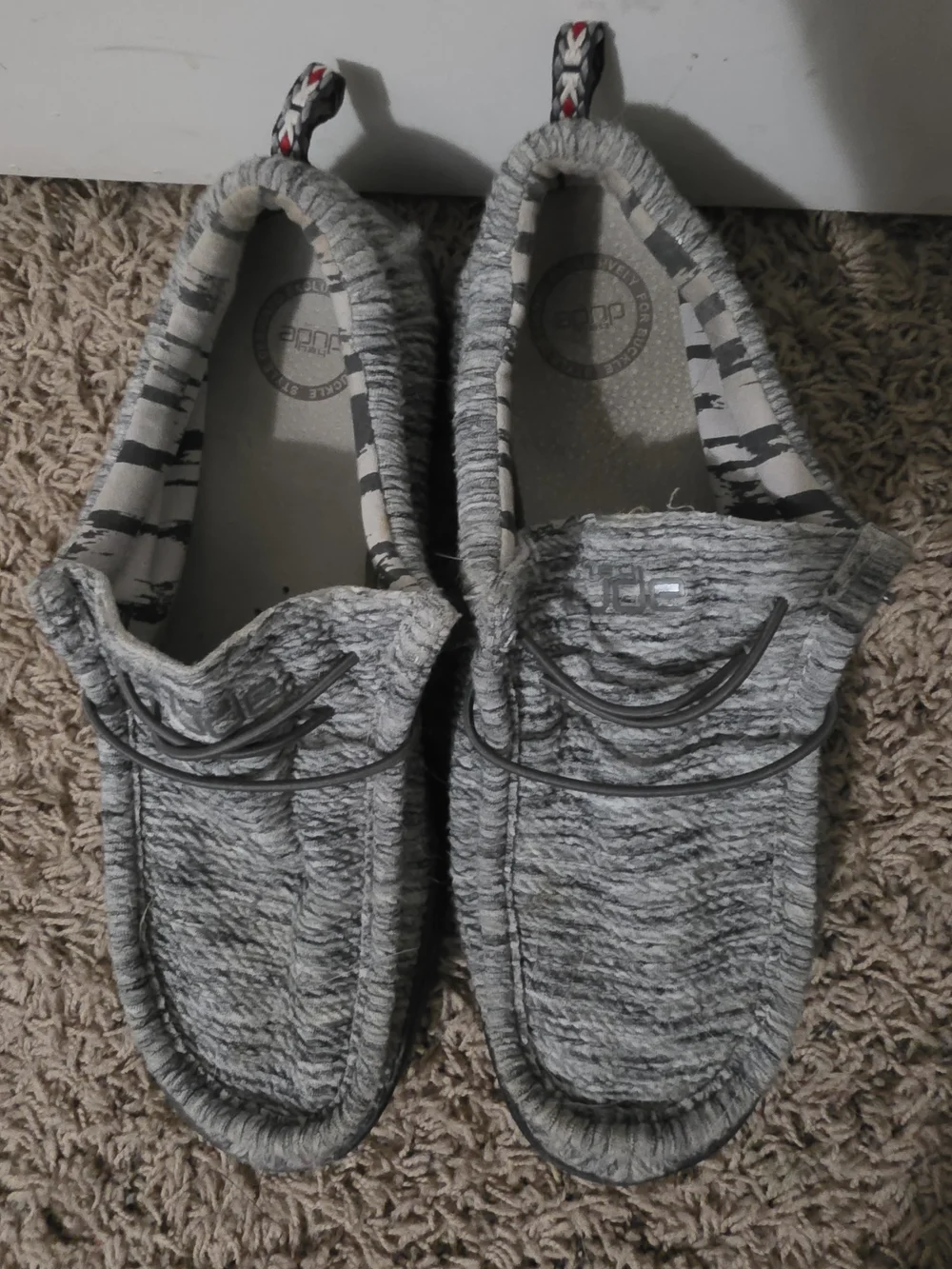 Hey Dudes Men Wallys Grey